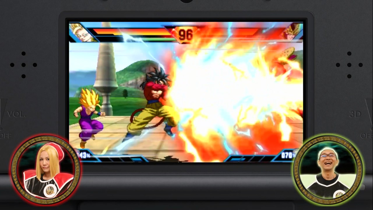 3DS「ドラゴンボールZ 超究極武闘伝」エクストリーム特戦隊 頂上決戦動画～本田チーズVS佐々木ヨーグルト篇～