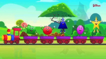 Five Little Shapes | Shape Song | Oh My Genius Original Rhymes