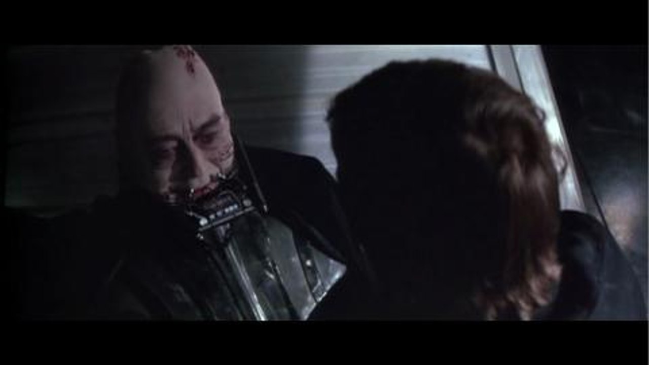 Darth Vader's Death - Return of the Jedi (1983 Eyebrows)
