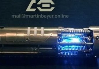 Man Makes Awesome Lightsaber