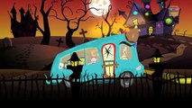 Wheels On The Bus | Halloween Bus | Scary Song | Halloween