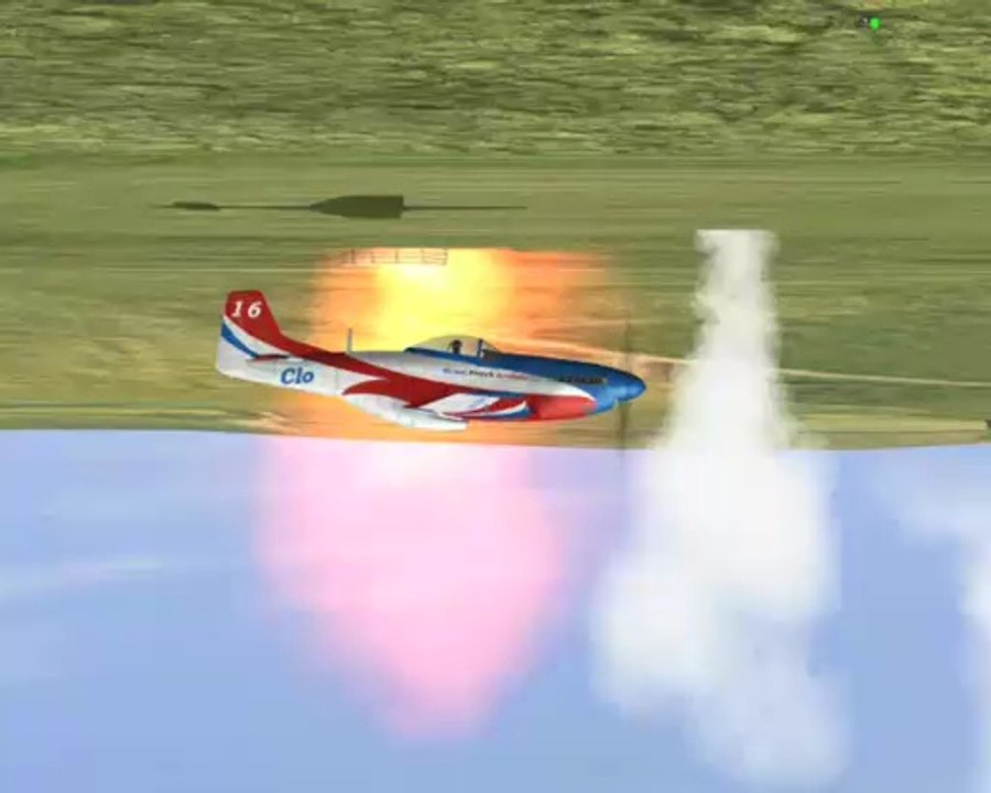 Virtual French Aerobats - 1st Clo Solo (IL2 Movie)
