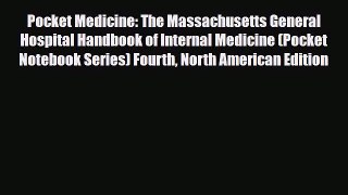 PDF Download Pocket Medicine: The Massachusetts General Hospital Handbook of Internal Medicine