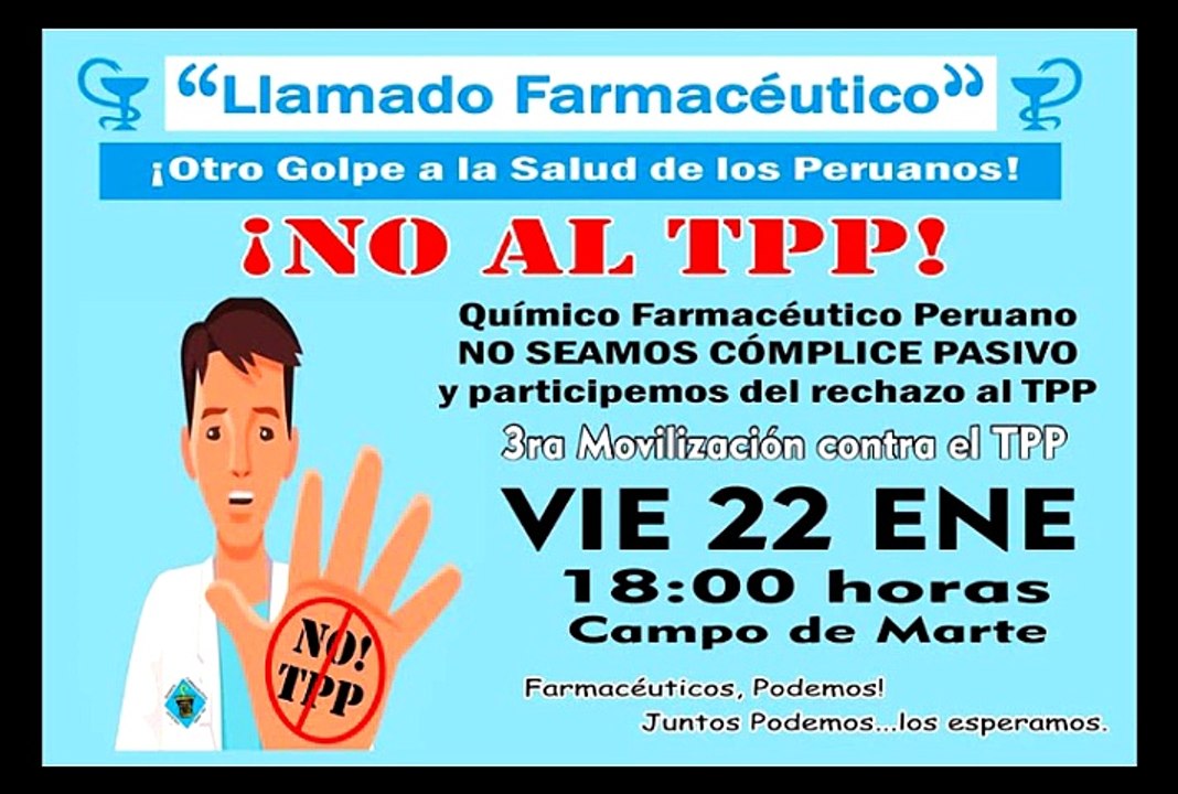 Marcha chile contra el tpp #TPP