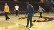 Steve Kerr Sinks Half Court Shot