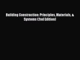 [PDF Download] Building Construction: Principles Materials & Systems (2nd Edition) [PDF] Online