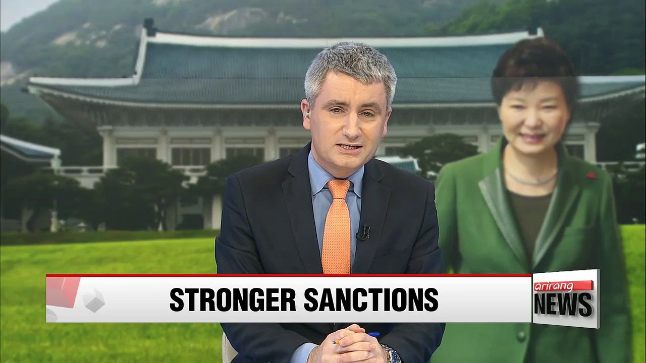 President Park calls for stronger UN sanctions on North Korea