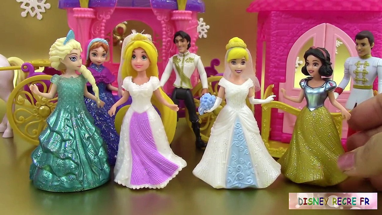 Pâte à modeler Princesse Poupées Magiclip Raiponce Cendrillon Coffret Mariage Reine des neiges