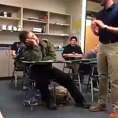 That moment when you fall asleep in class