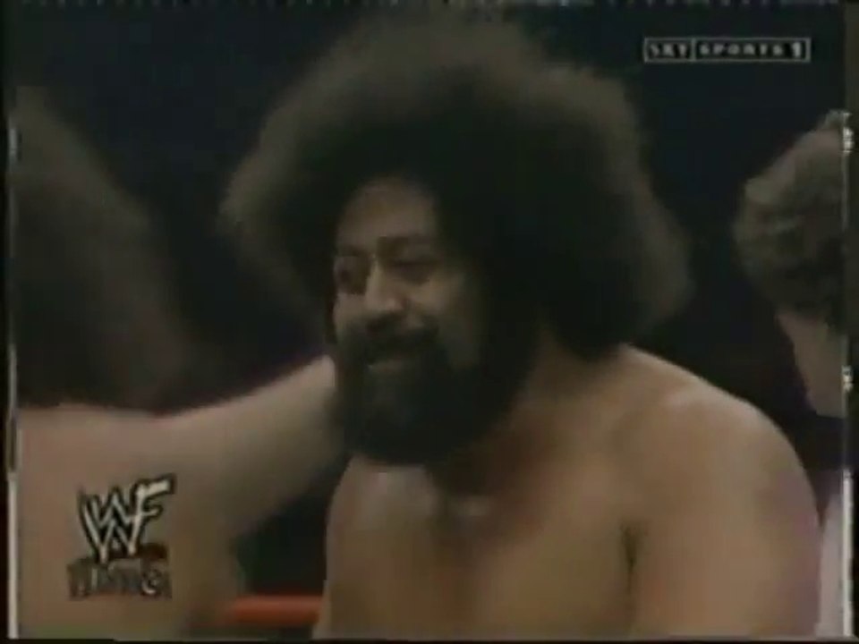 Wild Samoans in action   Championship Wrestling April 30th, 1983