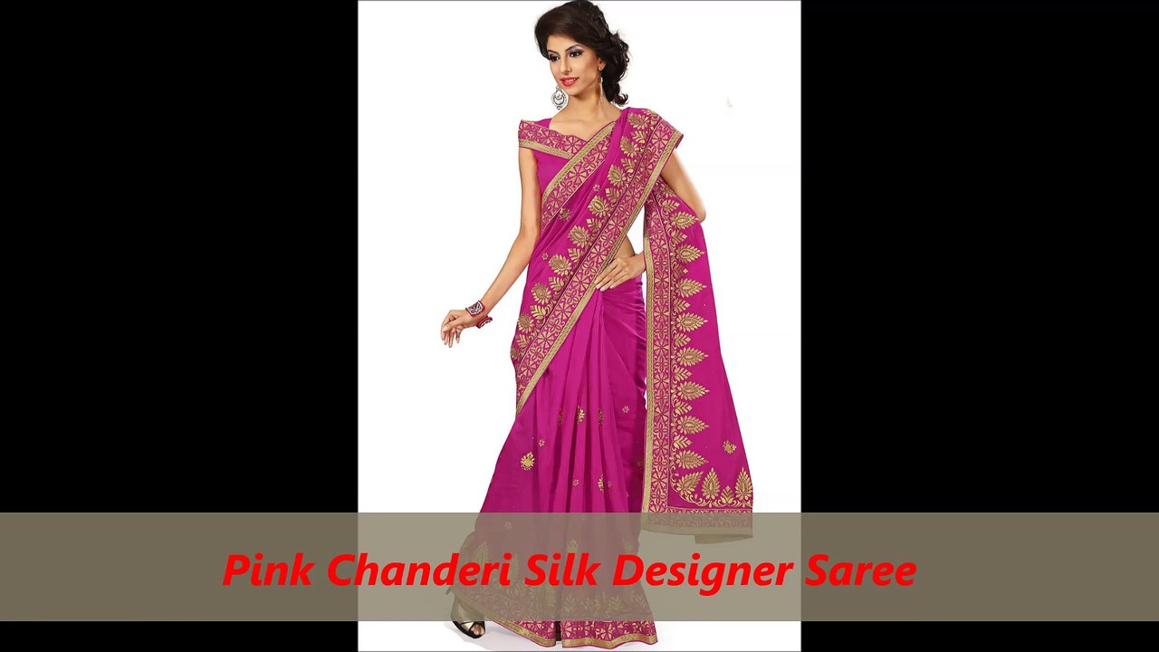 Chanderi Silk Sarees by nikvik.com