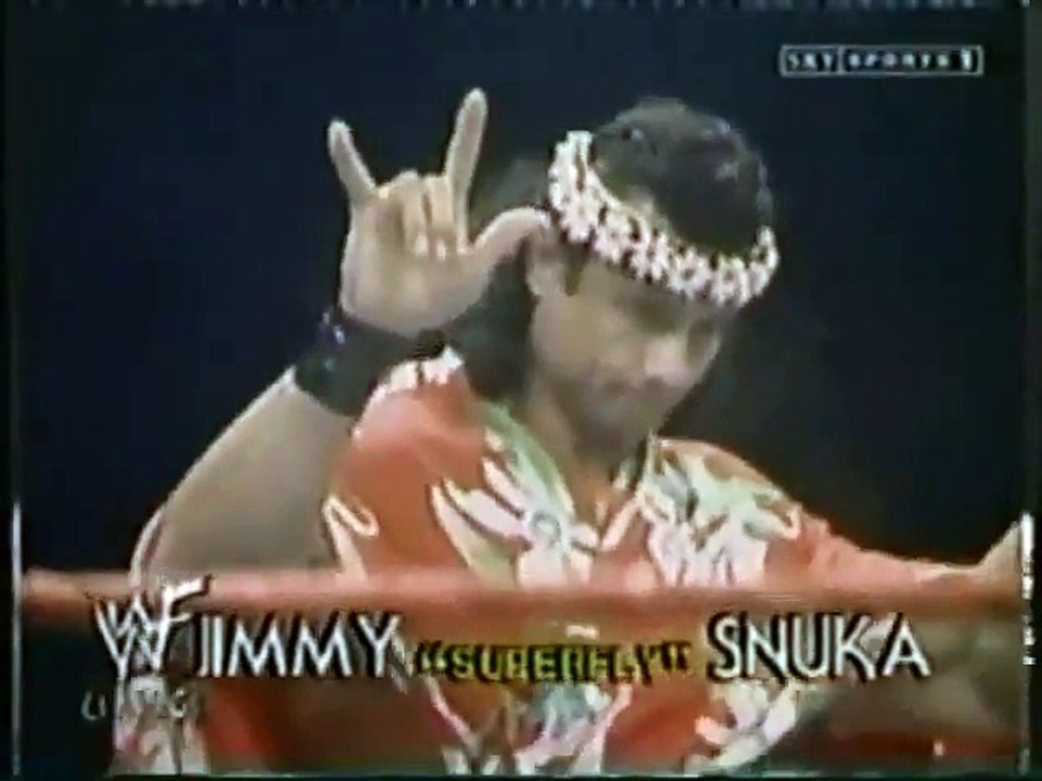 Jimmy Snuka in action   Championship Wrestling Jan 22nd, 1983