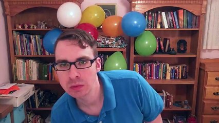 Man Scares Himself With Balloons
