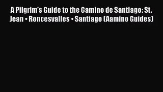 [PDF Download] A Pilgrim's Guide to the Camino de Santiago: St. Jean • Roncesvalles • Santiago