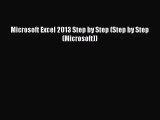[PDF Download] Microsoft Excel 2013 Step by Step (Step by Step (Microsoft)) [PDF] Online