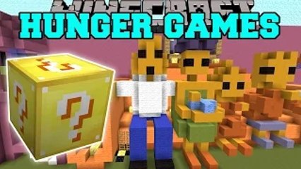 PopularMMOs Minecraft: THE SIMPSONS HUNGER GAMES - Lucky Block Mod PAT and JEN