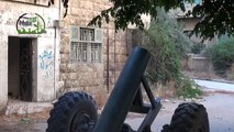حلب: تجمع فاستقم كما أمرت يدك معاقل النظام بمدفع جهنم على جبهة الإذاعة