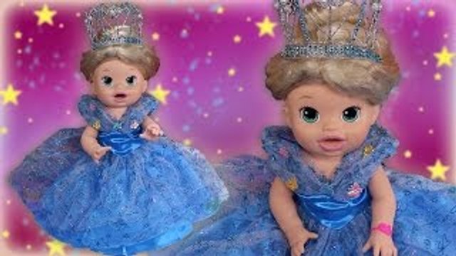 Cinderella Custom Baby Alive Disney Princess Poops Eats Play-Doh Toys Surprises