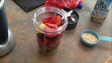 Nutribullet Breakfast Smoothie Recipe withcaptions