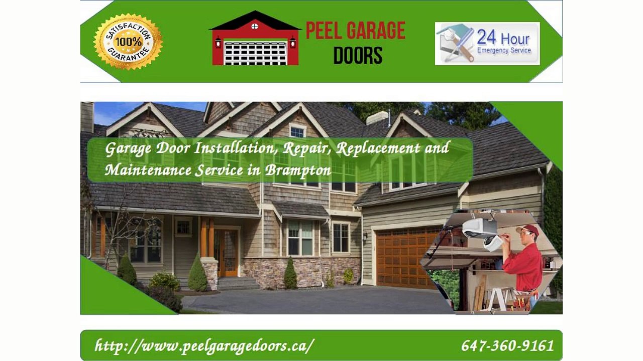 Garage Door Repair Brampton, Installation, Maintenance, Opener, Remote and Replacement Service
