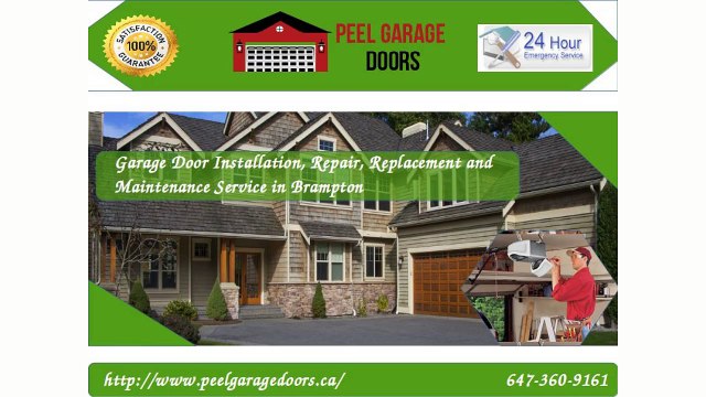 Garage Door Repair Brampton, Installation, Maintenance, Opener, Remote and Replacement Service