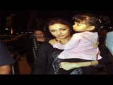 Aishwarya Rai with Her daughter Aaradhya Bachchan at Mumbai International Airport
