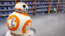 Un fan de Star Wars reproduit le droïde BB-8 en LEGO en taille réelle!