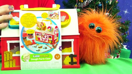Playdoh Little People Dough Farm Case Lots of Animal to Create and fun For Kids Review and Play