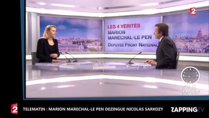 Télématin : Marion Maréchal-Le Pen dézingue Nicolas Sarkozy (vidéo)