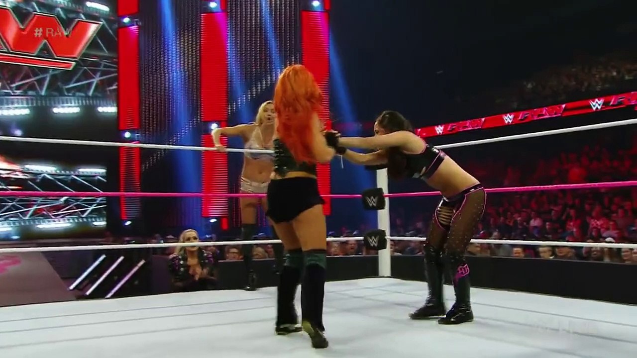 Charlotte & Becky Lynch vs. Brie Bella & Alicia Fox- Raw, October 12, 2015