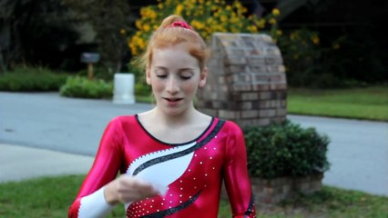 Caitlin takes the Gymnastics Skills Connection Challenge