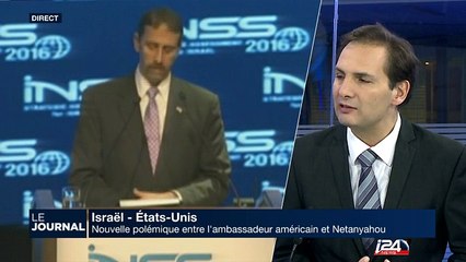 Nouvelle polémique entre l'ambassadeur américain en Israël et B. Netanyahou