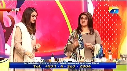 Nadia Khan Show-19th January 2016-Part  3-Foot Care Tips