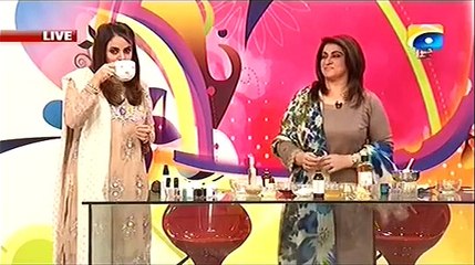 Nadia Khan Show Part 2 on Geo News - 19th January 2016 - Foot Care Tips