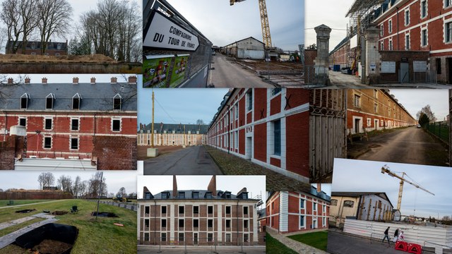 Arras: citadelle, caserne Schramm et Compagnons, les principaux chantiers