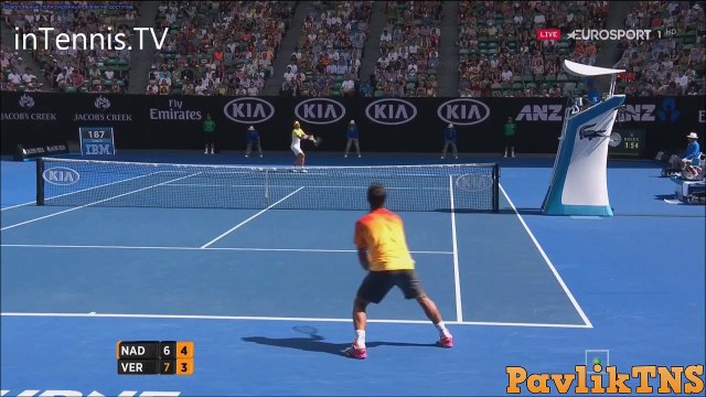 Rafael Nadal vs Fernando Verdasco 2016 Australian Open R1 Highlights