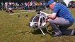 HUGHES 500 E GIANT RC SCALE MODEL ELECTRIC HELICOPTER FLIGHT DEMO / Turbine Meeting 2015