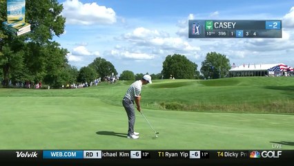 Paul Caseys Crisp Iron Shot 2015 Barclays PGA Tournament