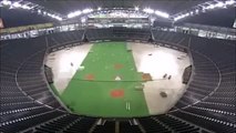 Japonya'daki İlginç Stad - Beyzbol Sahasından 360 Derece Dönebilen Futbol Sahası