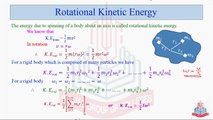 Rotational Kinetic Energy of a Loop & Rotational Kinetic Energy of a Disc