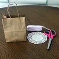Cute paper lace gift bag