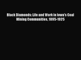 Read Black Diamonds: Life and Work in Iowa's Coal Mining Communities 1895-1925 Ebook Free