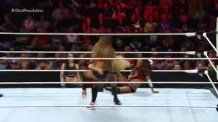WWE Charlotte Spears Nikki Bella - Raw, July 27, 2015