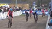 Coupe du Monde Juniors de cyclo-cross 2016 : L'arrivée pour la 5e place à Lignières