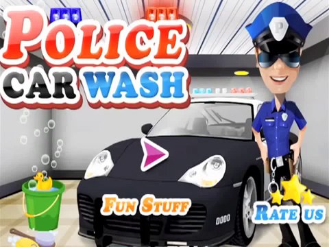 полицейская машина | игра ремонт и мойка авто | видео для детей