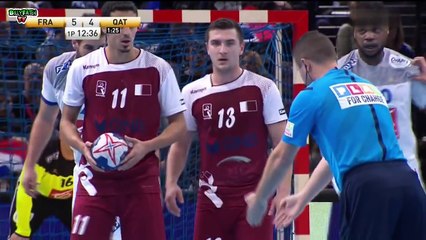 France vs Qatar Handball Golden League 2015 2016 2e manche 1er Mi-temps