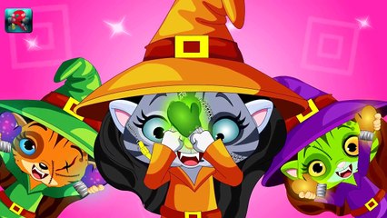 Three Little Kittens . Scary Little Kittens Halloween Song