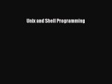 [PDF Download] Unix and Shell Programming [PDF] Online