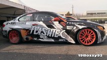Liberty Walk BMW M3 E92 w/ ESS Supercharger & Sequential Gearbox Drifting, Sound & Flames