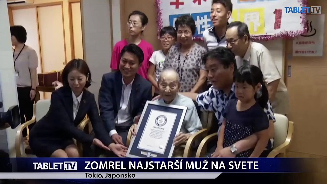 Zomrel najstarší muž sveta